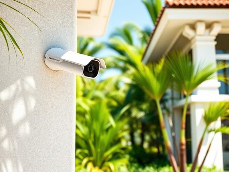 Cámara de seguridad exterior